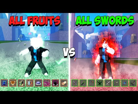 Fighting Every Sword Using Every Fruit in Blox Fruits