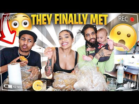 MUKBANG: DDG Meets Baby Daddy... **AWKWARD**