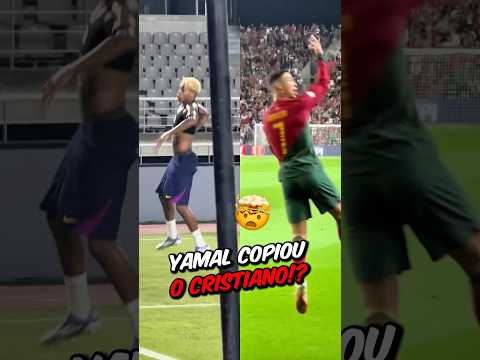 YAMAL COPIOU A COMEMORAÇÃO DO CRISTIANO😳🤯