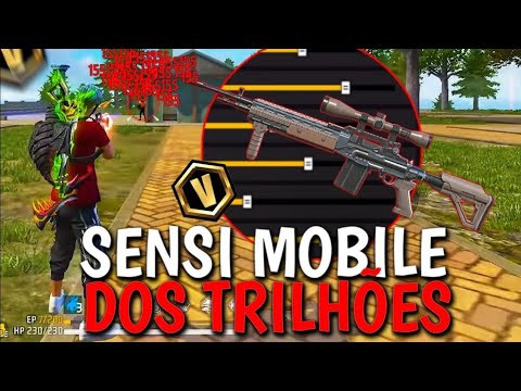 SENSI IGUAL XIT! 🤪🔥 a MELHOR SENSIBILIDADE DO MUNDO DE FREE FIRE para você amassar!