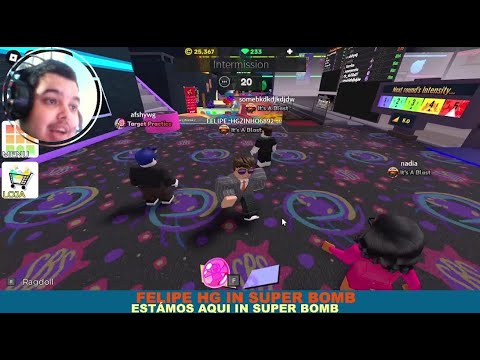 JOGANDO SUPER BOMB SURVIVAL AQUI NO ROBLOX
