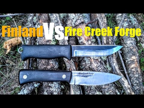 Bushcraft Knife Review And Forging, Overnight Wilderness Trip, Campfire Cooking, Blacksmithing