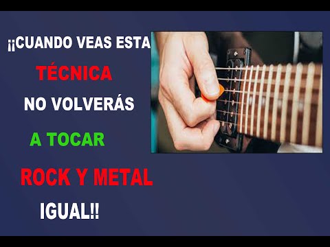 POR QUÉ ESTA TÉCNICA TE VA A PONER POR ENCIMA DEL RESTO DE GUITARRAS DE ROCK TOCANDO RITMO!!