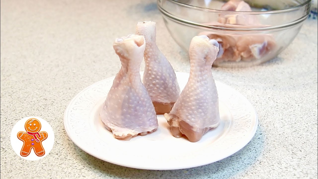 Курица по-новому Ножки на Картошке