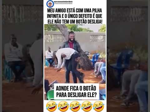 Meu amigo está com uma pilha infinita e o único defeito é que ele não tem um botão desliga!