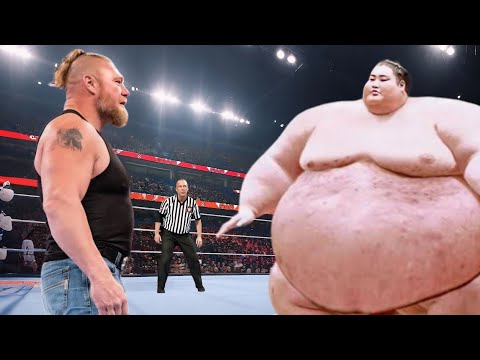 Full match - Brock Lesnar vs Sumo Honda - Iron  Man Match 2024