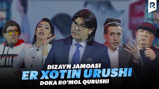 Dizayn jamoasi - Er-xotin urushi doka ro'mol qurushi