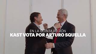 En la Quinta Región, súmate a la mayoría, Kast Presidente y Squella Senador!
