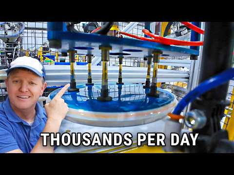 Behind The Scenes at MVP Disc Sports - (Disc Golf Disc Factory LONG CUT) - Smarter Every Day 301B