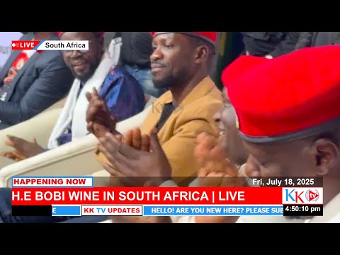 H.E BOBI WINE LIVE IN SOUTH AFRICA