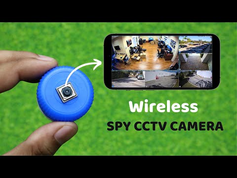 How To Make Best Wireless Spy Cctv Camera - With Old Mobile Camera