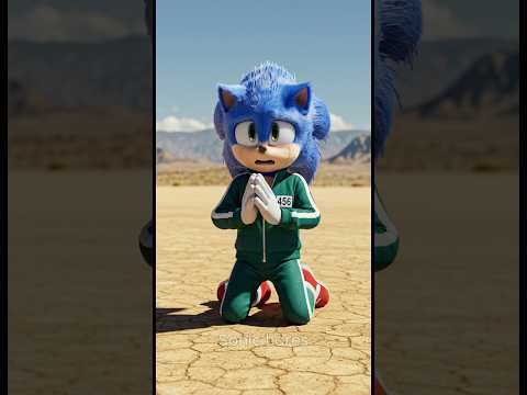 Sonic tries Squid Game | Shadow, Knuckles, Dr.Eggman #sonic #squidgame