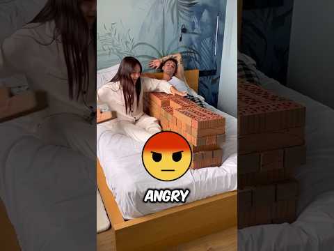 Angry Wife Builds a Wall in Bed (@Pavlovfamily)