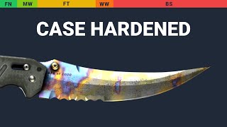 Flip Knife Case Hardened Wear Preview