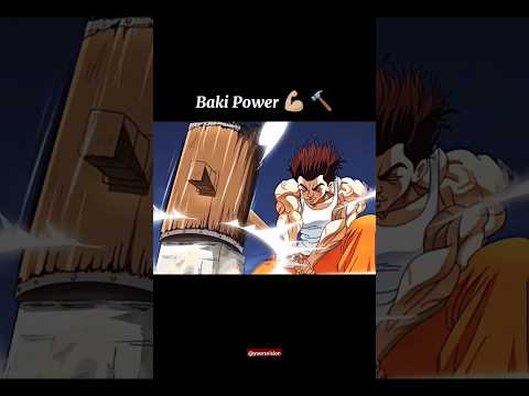 Baki power💀....#anime #wisdom #baki #bakihanma #hanma #yujirohanma #motivation #fight #bodybuilder
