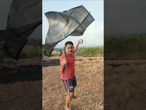 LAYANGAN PENANGKAL PETIR #shorts #layangan #lucu #fyp #art #trending