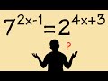 Exponent Rules and Logarithmic Solutions