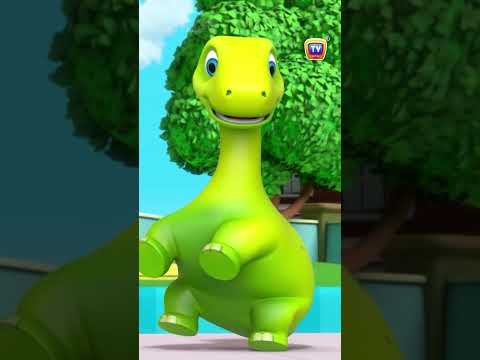 The Wheels on the Cars Go Round and Round Song #Shorts #ChuChuTV #NurseryRhymes #JumblikansDinosaurs