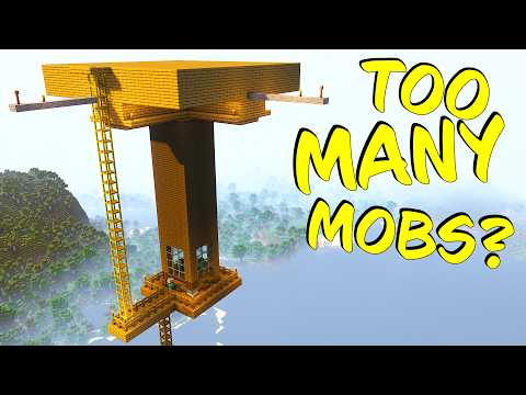 Building a Crazy Minecraft Mob Farm In Survival Minecraft