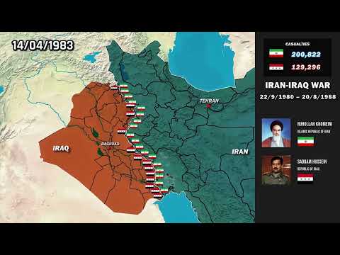 Iran-Iraq War Presented Using Maps and 3D Animation