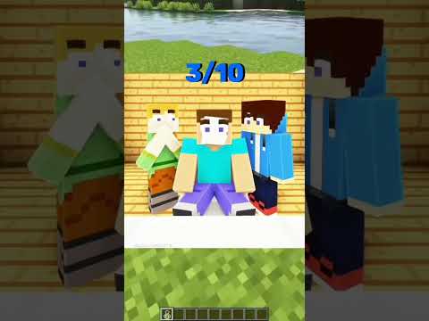 Minecraft: Who Did Best? 🤔 #shorts