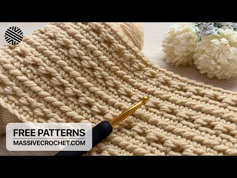 VERY EASY Crochet Pattern for Beginners! ⚡️💥 Crochet Stitch for Baby Blanket and Bag