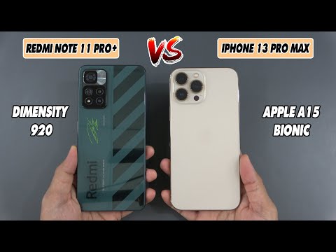 (VIETNAMESE) Xiaomi Redmi Note 11 Pro Plus vs iPhone 13 Pro max - SpeedTest and Camera comparison