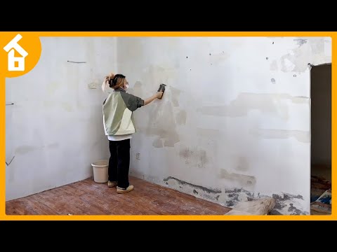 A Young Woman Rents a Dilapidated Apartment for $200 a Month and DIY Renovation it | Room Makeover
