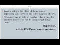 Writing Letters to the Editor