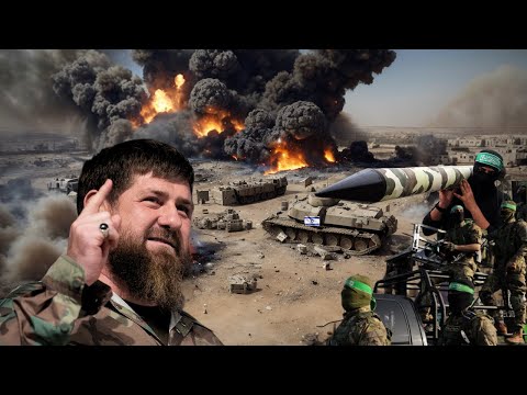 Hamas and Chechen Anti Tank Guided Missiles Hit Israeli Tank Convoy on Border