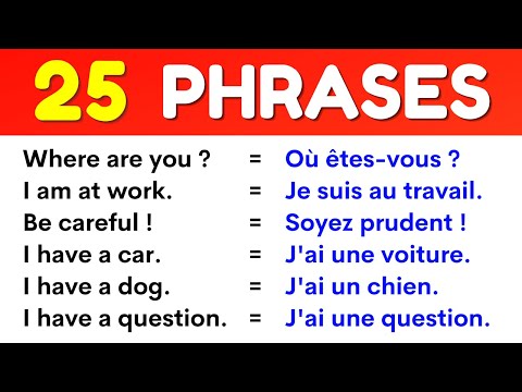 25 Phrases Très Utiles en Anglais  ✪ 25 Very Useful Phrases in English ✔