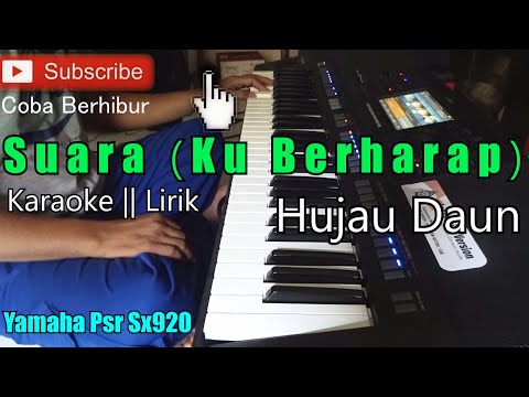 Hijau Daun - Suara (Ku Berharap) Karaoke Lirik | HD