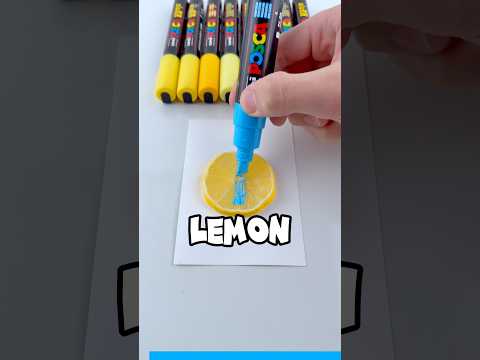 Drawing On A Lemon!