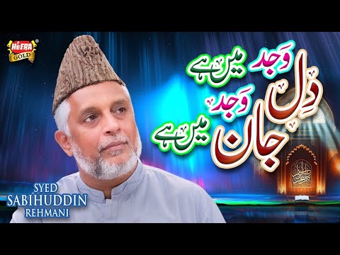 Syed Sabihuddin Rehmani | Heart Touching Naat 2024 | Dil Wajd Mein Hai Jaan Wajd Mein | Heera Gold