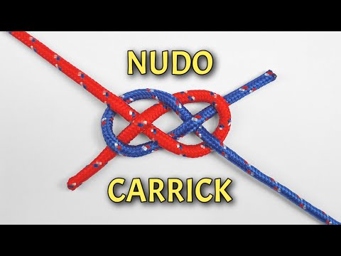 Como hacer un nudo carrick o de calabrote para unir dos cuerdas