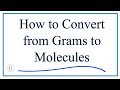 Converting Grams to Molecules
