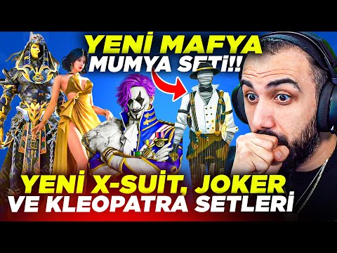 YENİ MAFYA MUMYA SETİ!! 😱 ANUKHRA X-SUİT, JOKER VE KLEOPATRA SETLERİ BAYILACAKSINIZ! | PUBG MOBILE