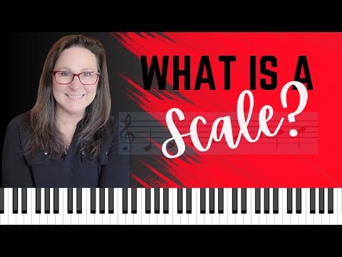 What is a scale? Major and Minor Scales for piano.