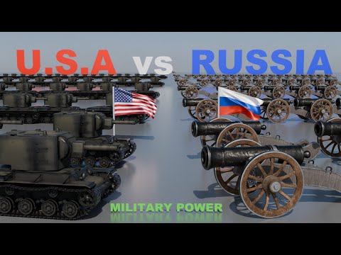 USA and Russia Military Power 2024