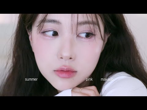 grwm🫧뽀용쓰한 버블핑크🎀메이크업 (최애 쿨톤템 탈탈, 핑크 블러셔 추천, 이런저런 수다 한바가지) | Jody 조디