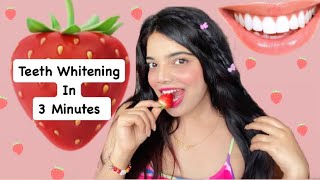Teeth Whitening in 3 Minutes Using Strawberries | Beauty’s Crown