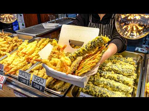 The best quality fried food ever! From fried prawns to fried vegetables & seaweed rolls!│Street food