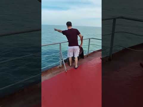 Scared Chinese-man to see pirates dressed as informal traders #chinese #pirates #vessel #sea #china