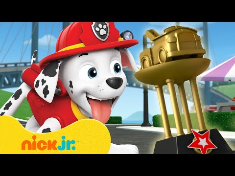 دوريات المخلاب | PAW Patrol Marshall يفوز بسباق رجال الإطفاء! 10 دقائق | نيكلوديون | Nick Jr. Arabia