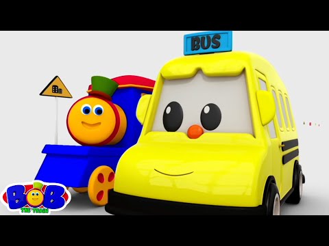 Learn Colors with Street Vehicles - Fun Learning for Kids with Bob the Train