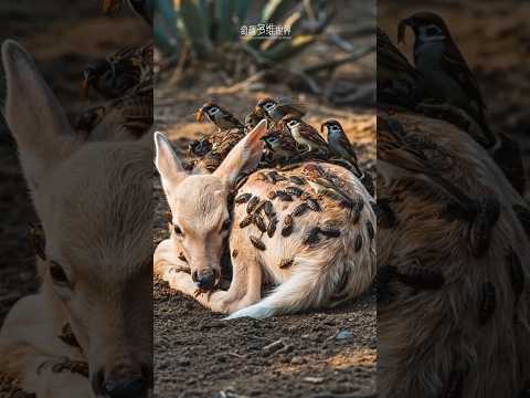 Choti Si Hiran ko Beetels Lag Gaya #animalrescue #shorts #ytshorts #ai