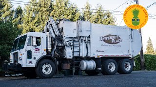 University Place Refuse | Peterbilt 320 Wayne Curbtender Garbage Truck