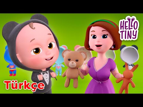 Güzel Bebek Kalksana ⏰ | Bebekler için şarkılar | Hello Tiny Türkçe