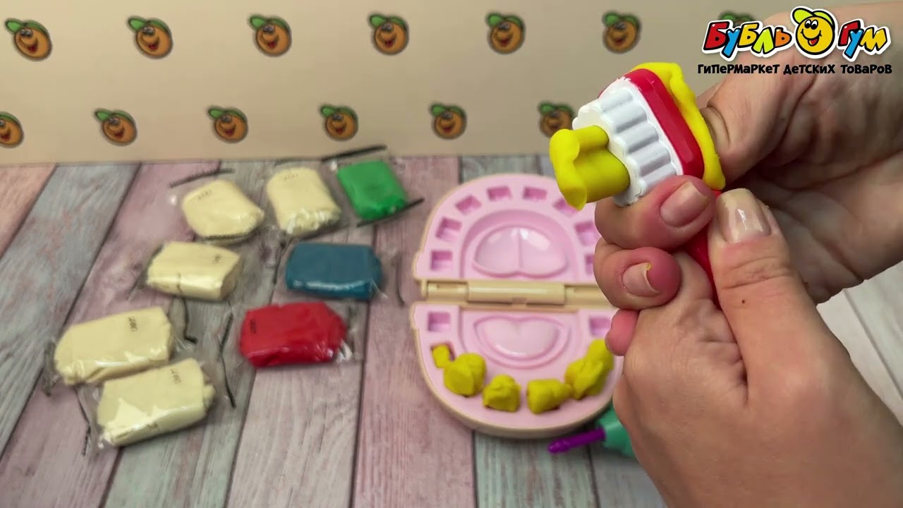 Набор для лепки Genio Kids Доктор Зуб - видео