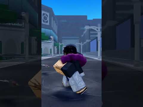 A PRIMEIRA VEZ QUE SATORU GOJO USOU O "ROXO" #roblox #anime #jujutsukaisen